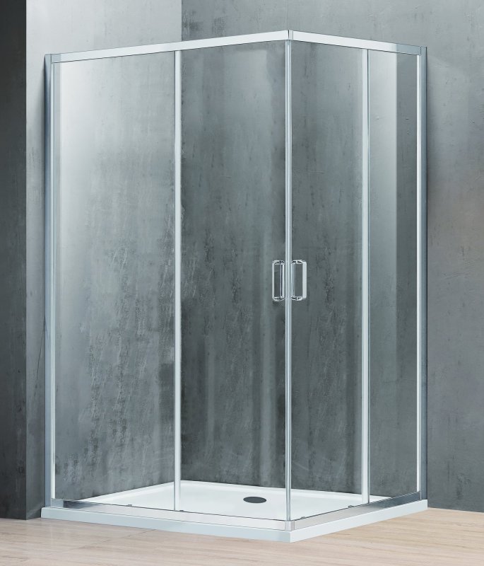 Душевой уголок Adema Glass Line Vierkant 100x80 прозрачное стекло (УТ0000142)